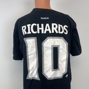 Reebok Mike Richards Los Angeles Kings Jersey T Shirt NHL Hockey Size XL
